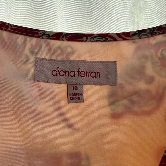Gently used Diana Ferrari Dress size AUS 10/US 10 - Picture 6 of 6